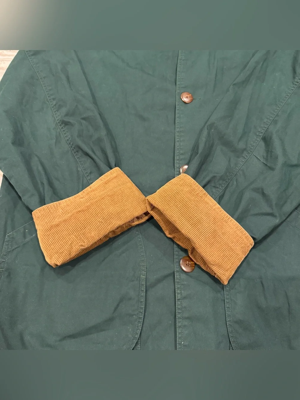J. Crew Plaid Lined Barn Chore Jacket Men’s XL Field Corduroy Button Hunt Rare